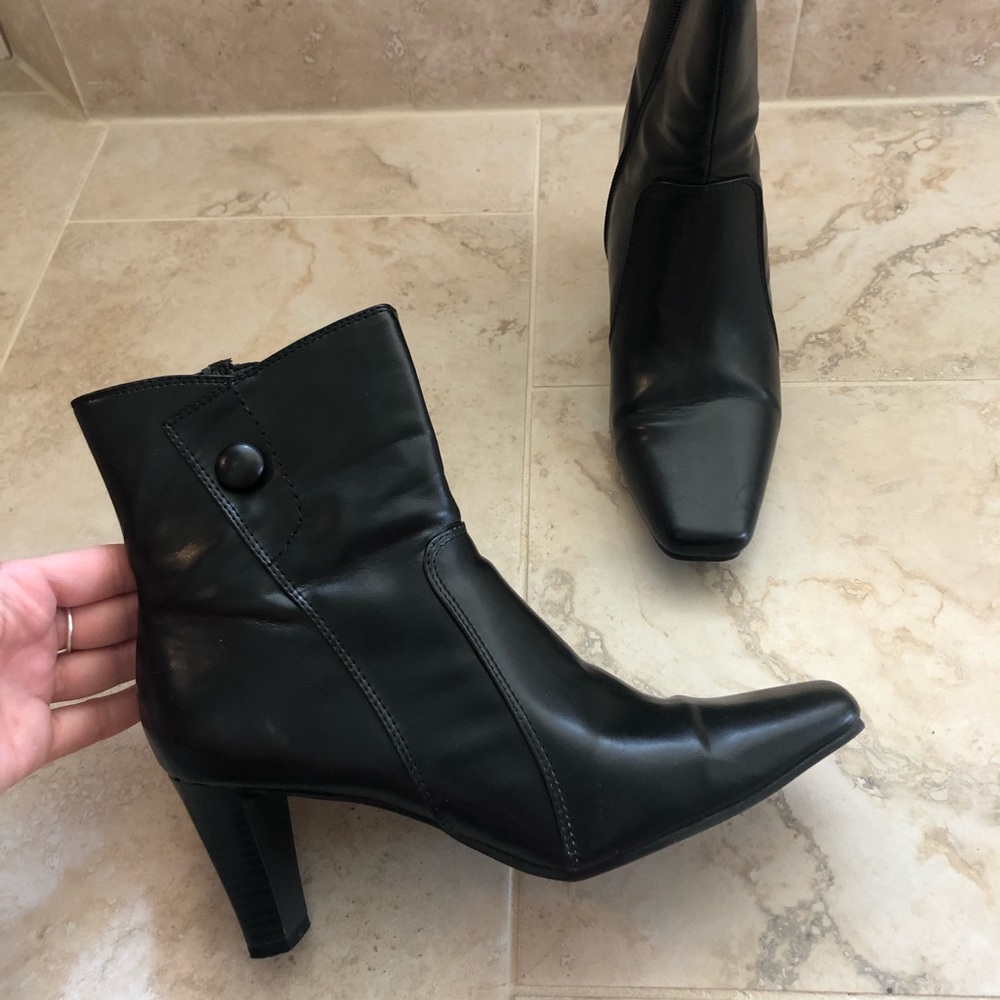 Black Heeled Boot